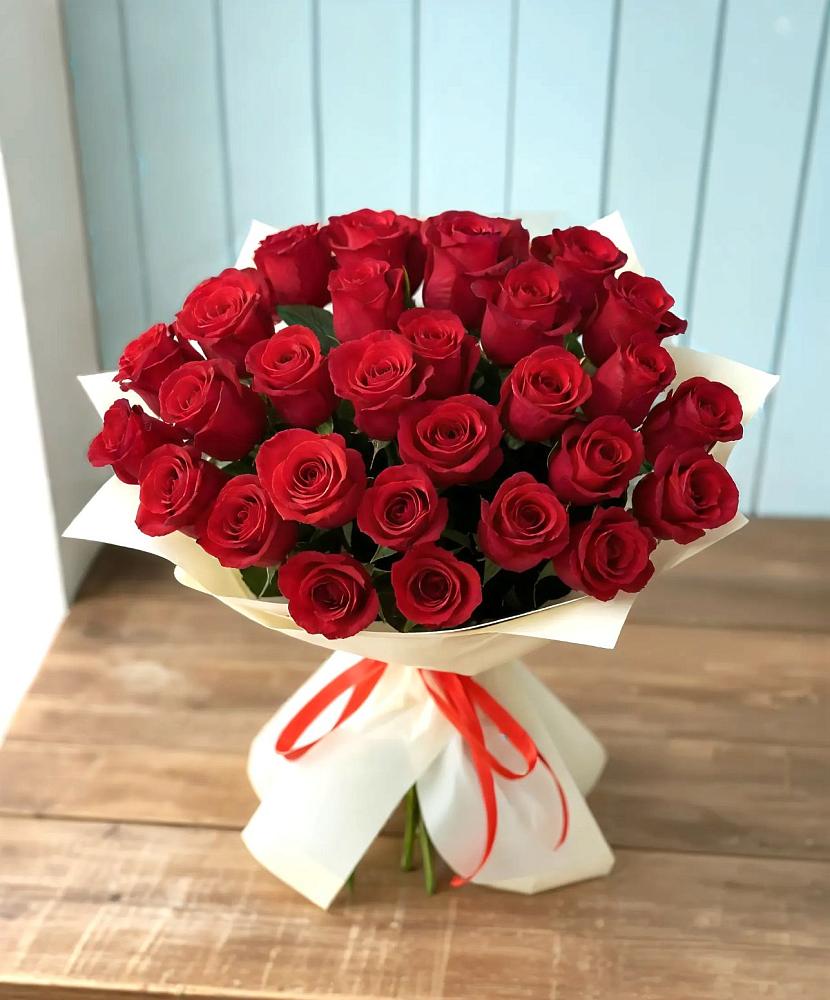 Букет 29 Красных роз в Посёлок имени М. И. Калинина