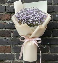 Букет цветов из:  Гипсофила в Посёлок имени М. И. Калинина