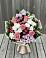 Букет цветов из: Альстромерии, Гвоздики, Розы и Хризантемы в Посёлок имени М. И. Калинина