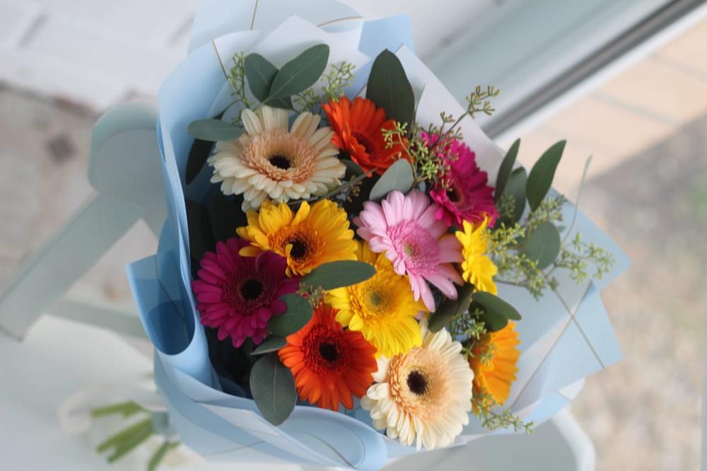 Букет цветов из: Герберы в Посёлок имени М. И. Калинина