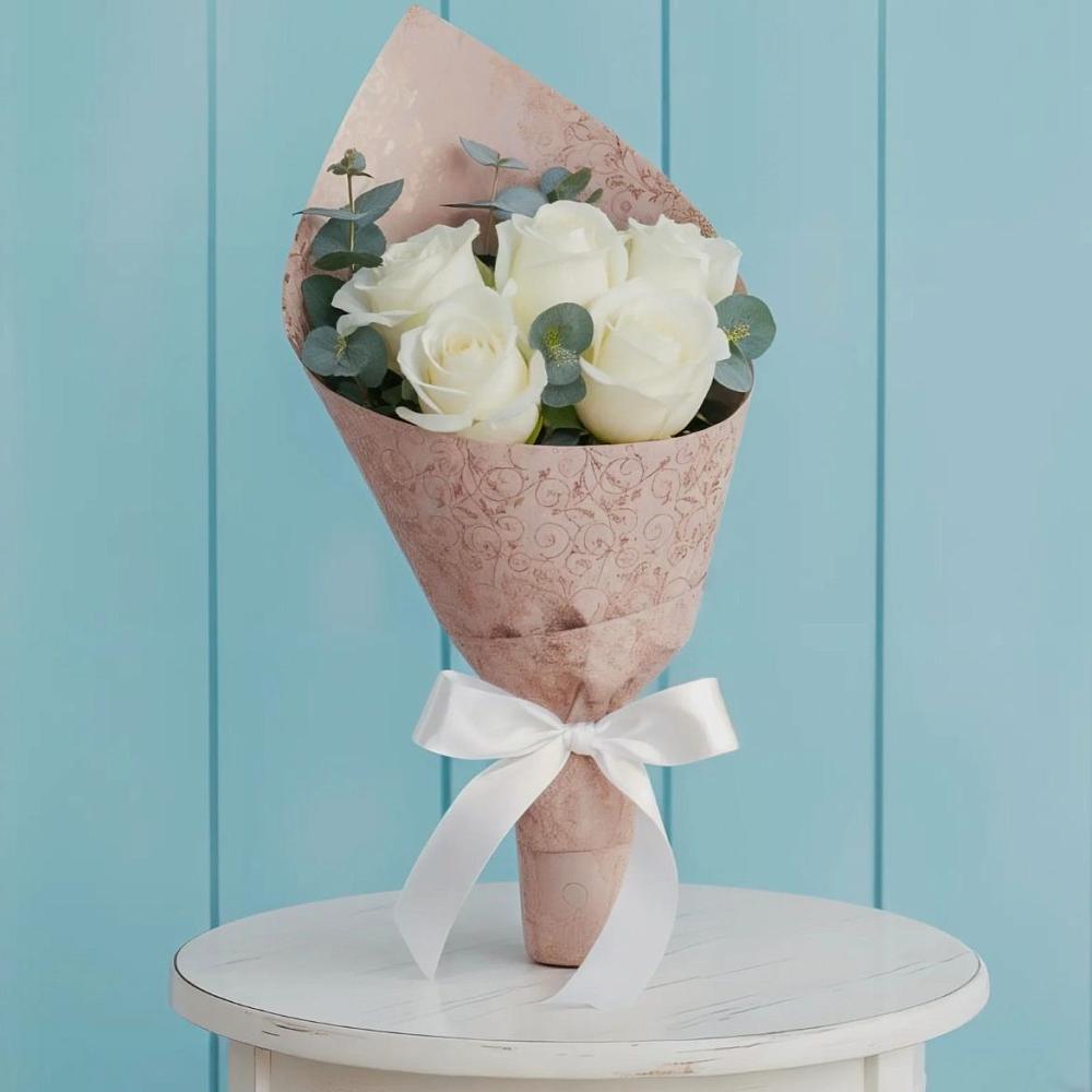 Букет цветов из: Розы в Посёлок имени М. И. Калинина