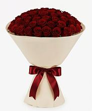 Букет 101 Бордовая роза Блэк Бакарра в Посёлок имени М. И. Калинина