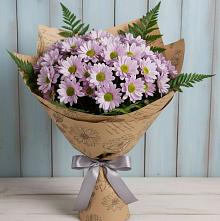 Букет цветов из:  Хризантемы #REPLACE_PRED# Посёлок имени М. И. Калинина