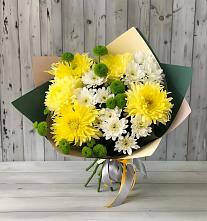 Букет цветов из:  Хризантемы в Посёлок имени М. И. Калинина