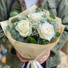 Букет Нежные грёзы в Посёлок имени М. И. Калинина Букет цветов из: Розы в Посёлок имени М. И. Калинина