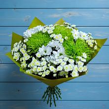 Букет цветов из:  Хризантемы #REPLACE_PRED# Посёлок имени М. И. Калинина