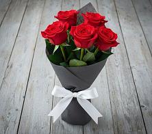 Букет 5 Красных роз Эдлесс Лав #REPLACE_PRED# Посёлок имени М. И. Калинина