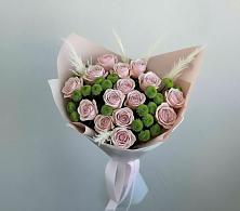 Букет цветов из:  Розы и Хризантемы #REPLACE_PRED# Посёлок имени М. И. Калинина