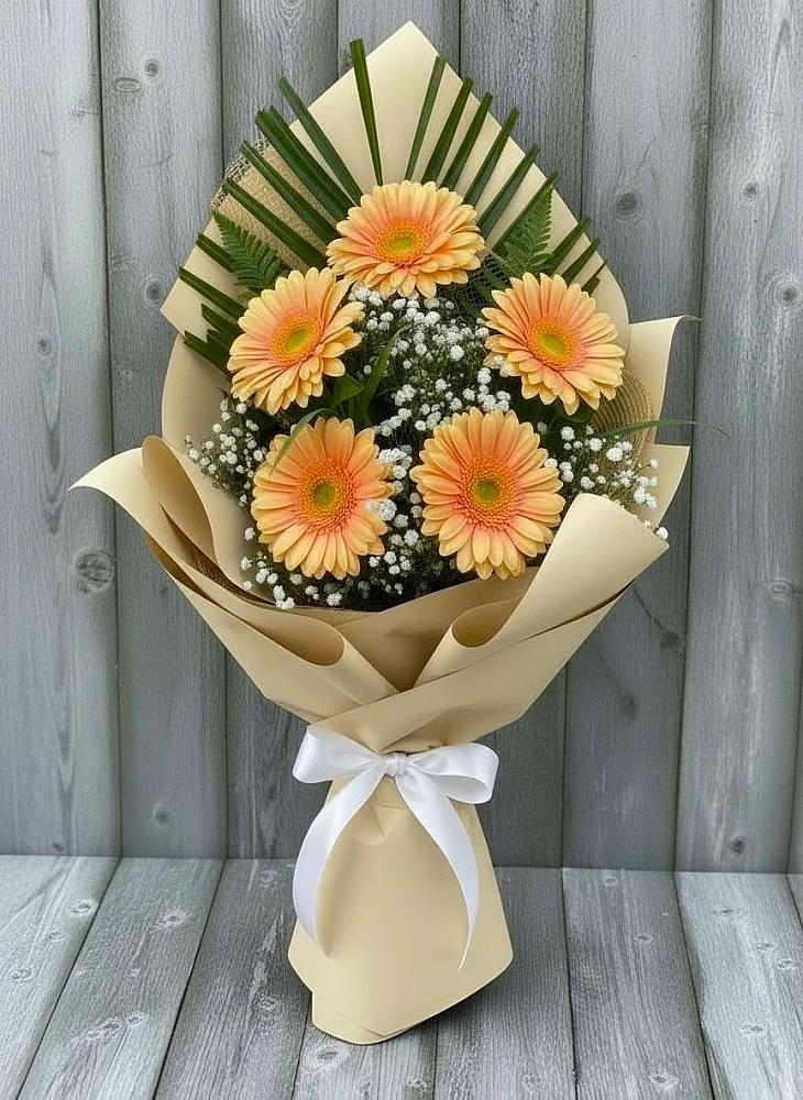 Букет цветов из: Герберы в Посёлок имени М. И. Калинина
