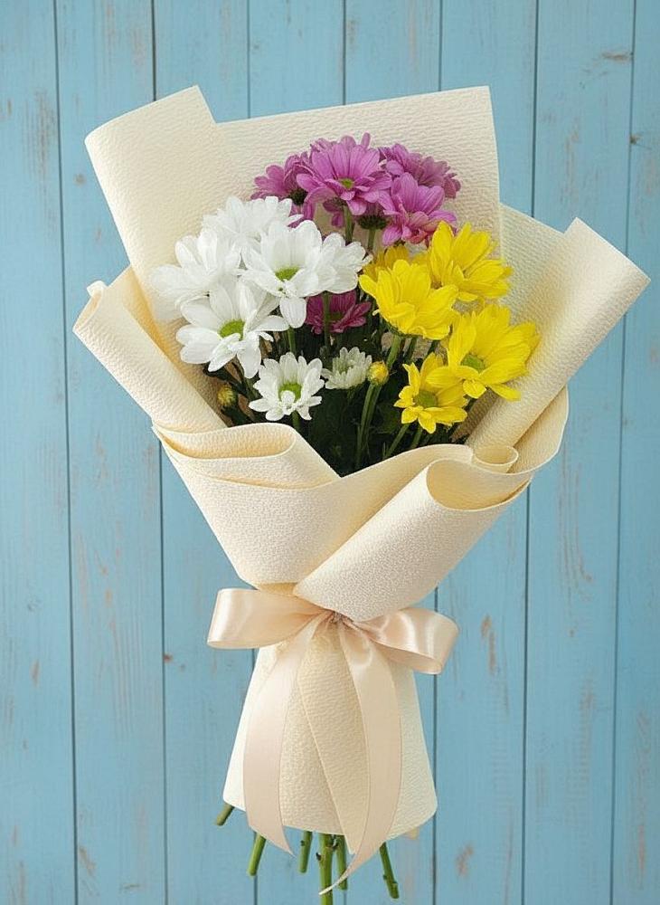 Букет цветов из: Хризантемы в Посёлок имени М. И. Калинина