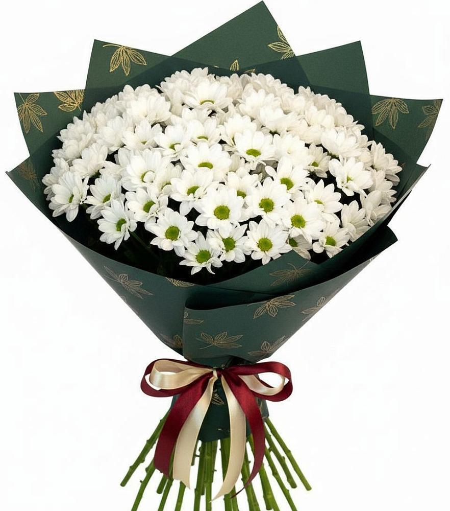 Букет цветов из: Хризантемы в Посёлок имени М. И. Калинина