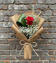 Букет цветов из:  Розы в Посёлок имени М. И. Калинина