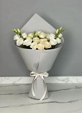 Букет цветов из:  Розы и Лизиантусы #REPLACE_PRED# Посёлок имени М. И. Калинина