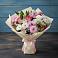Букет цветов из: Хризантемы, Альстромерии и Розы в Посёлок имени М. И. Калинина